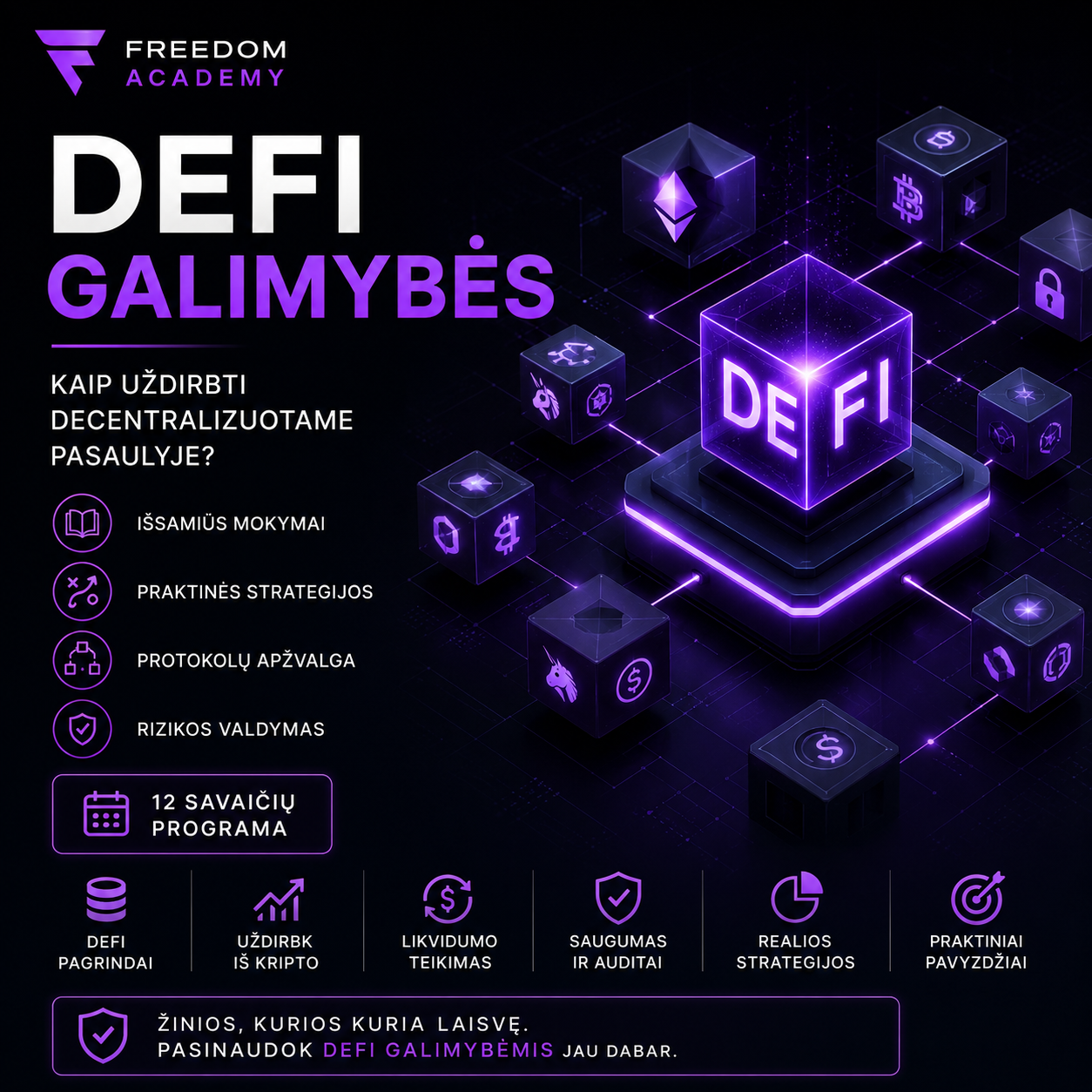 Kaip uždirbti su DeFi